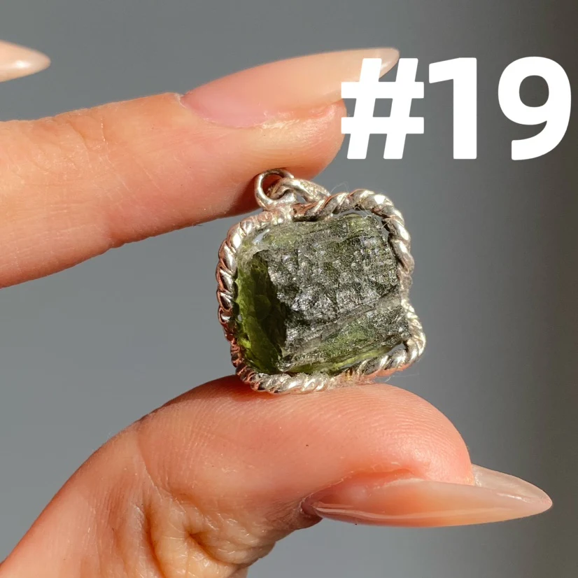Genuine Moldavite Pendant - Image 8