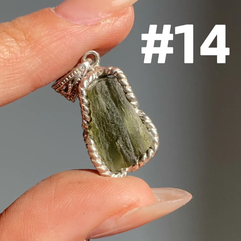 Genuine Moldavite Pendant - Image 9