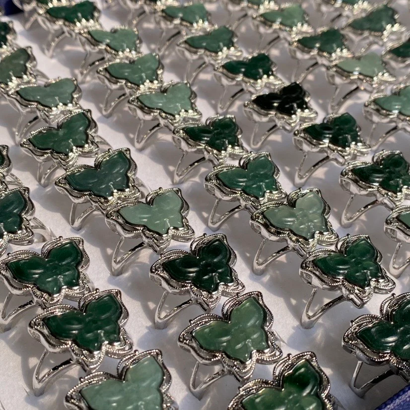 Jadeite Butterfly Ring - Image 2