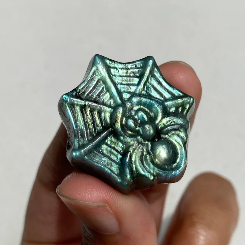 Labradorite Mini Spider - Image 3