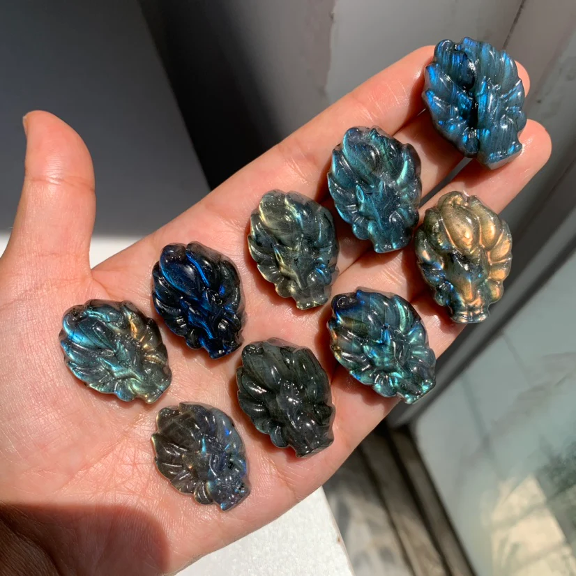 Labradorite Small 9 Tail Fox - Image 2
