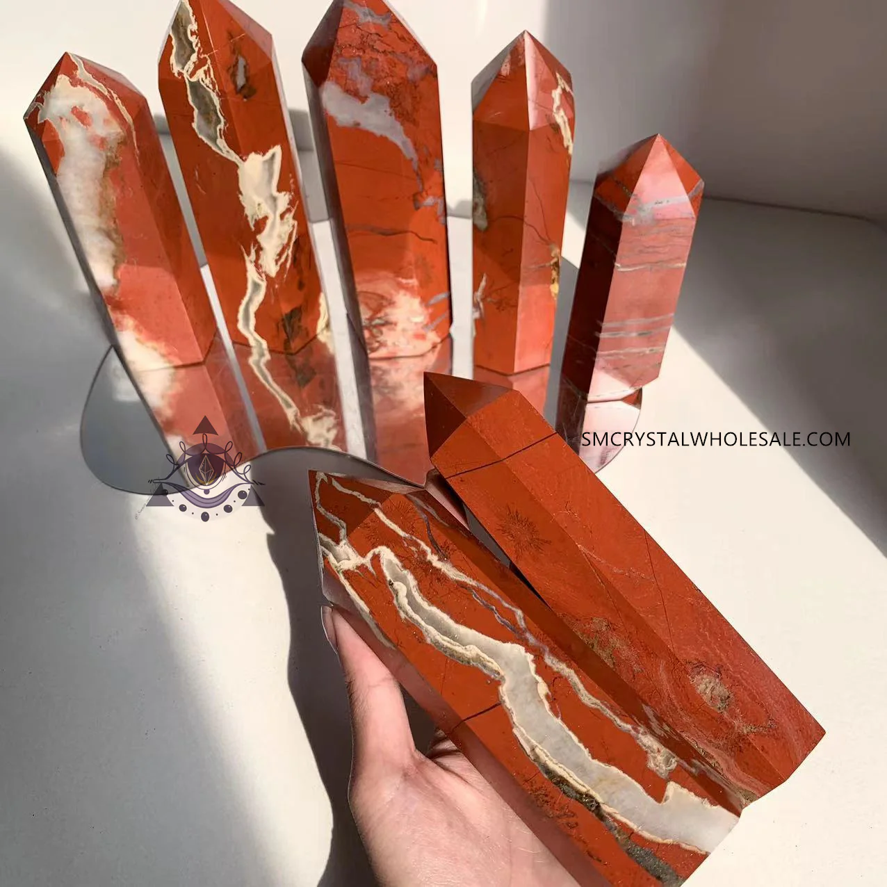 Large Red Jasper Tower - Image 2