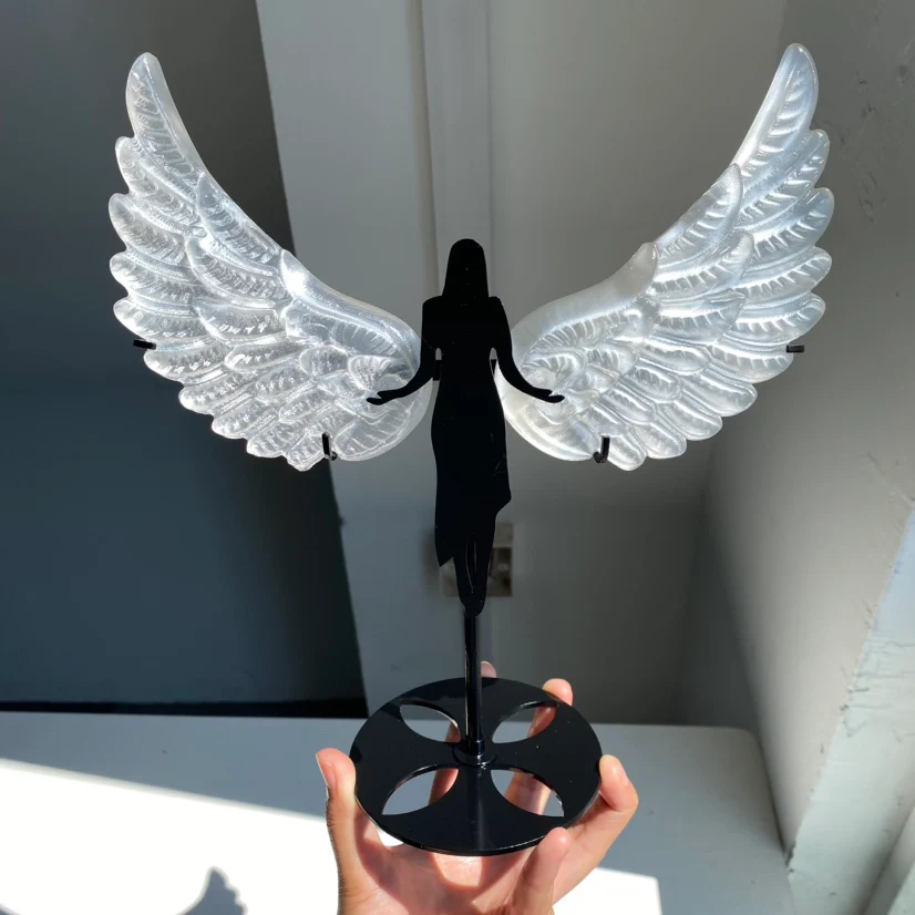 Large Selenite Angel Wings - Image 2