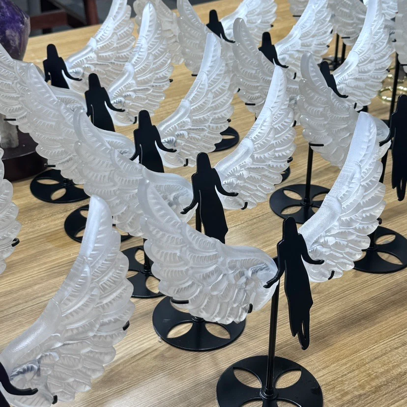 Large Selenite Angel Wings - Image 4