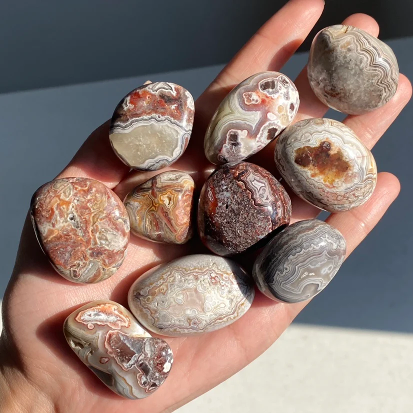 Mexican Crazy Lace Agate Tumble - Image 2