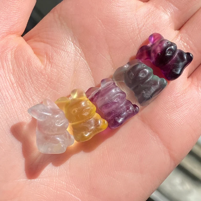 Mini Fluorite Carvings - Image 17