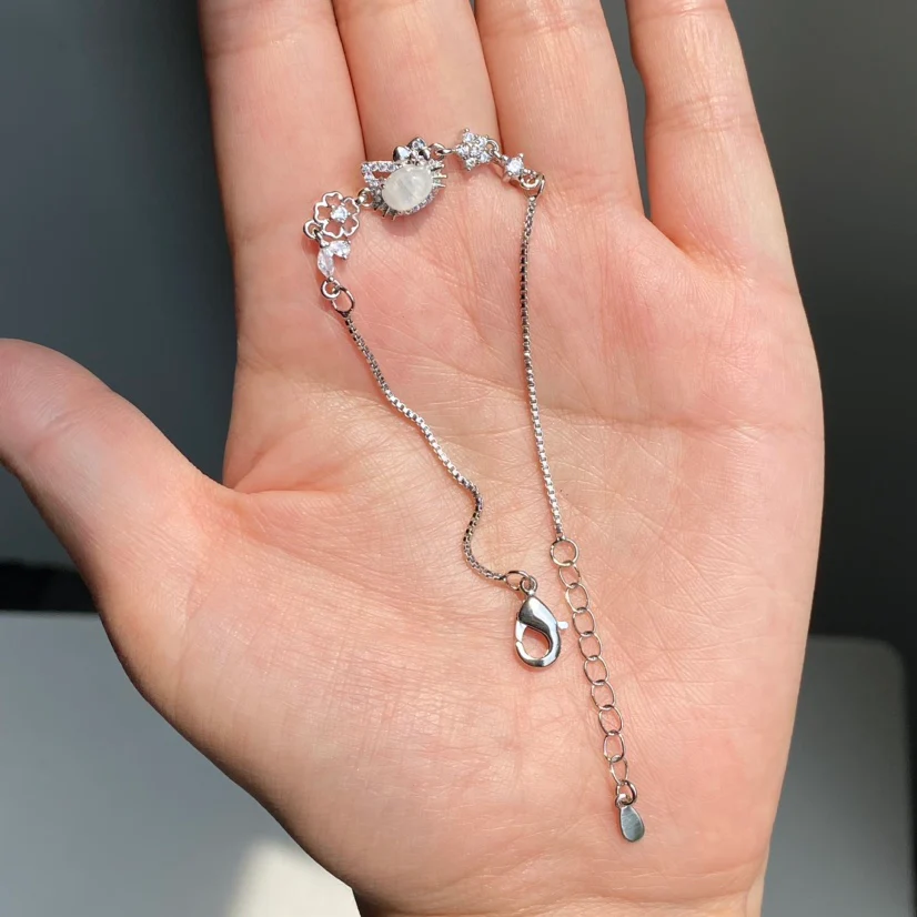 Moonstone Hello Kitty Bracelet - Image 3