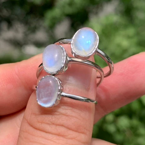 Moonstone Sterling Silver Ring