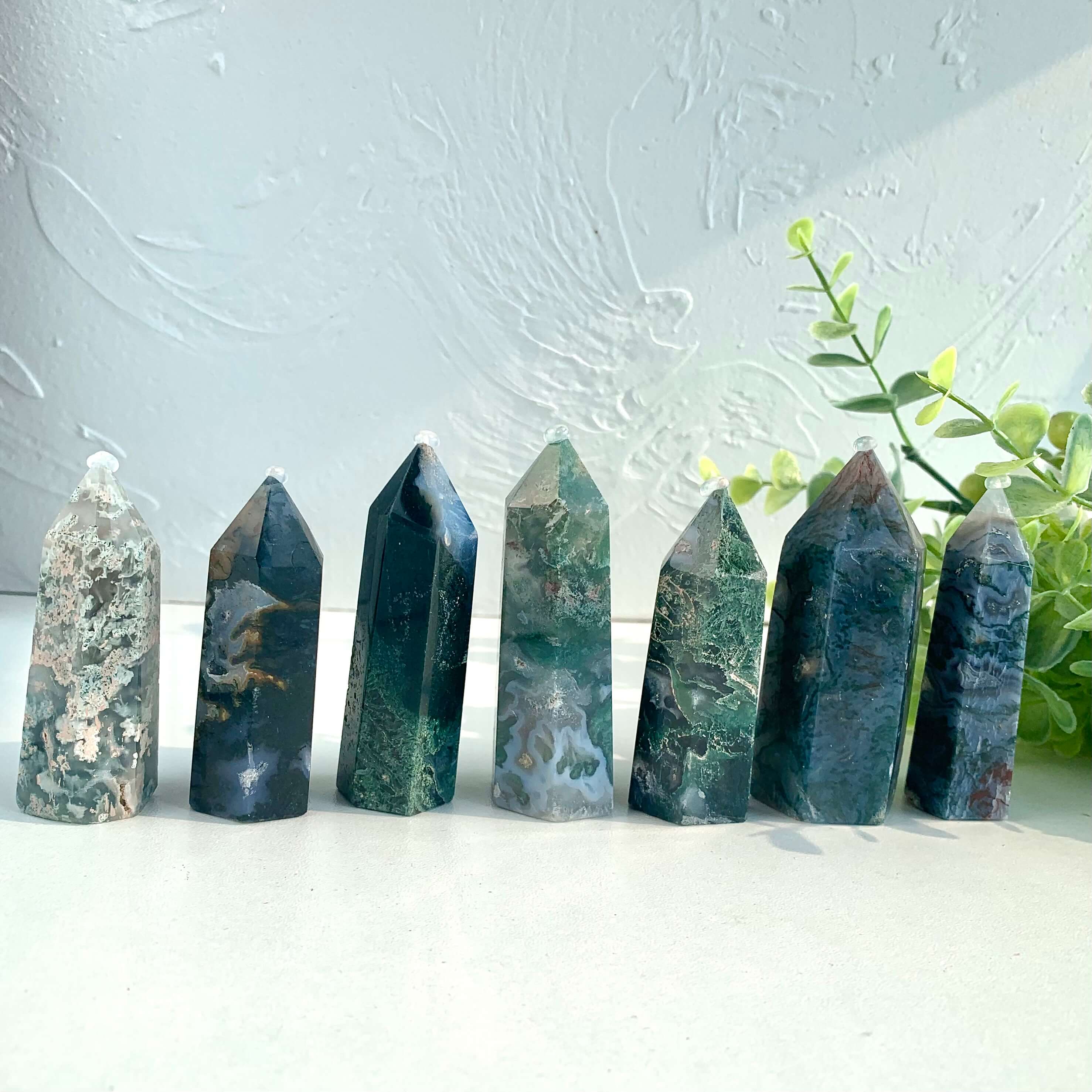 Moss Agate Small Tower - Image 3