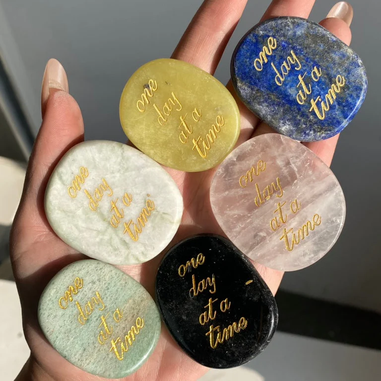 "One day at a time" Slab