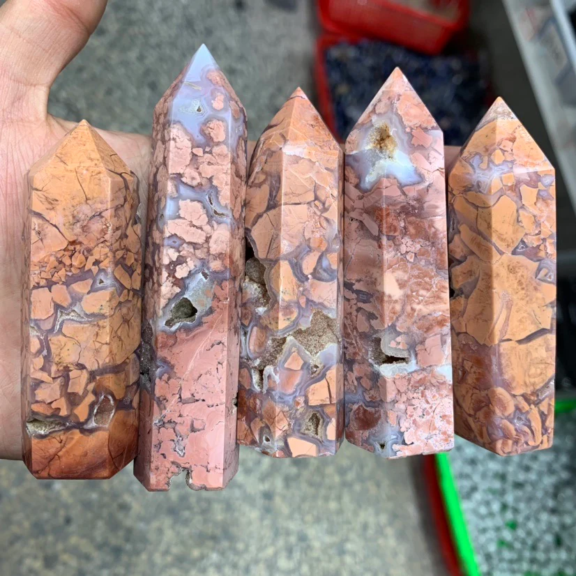 Pink Agate Small Towers - Image 2