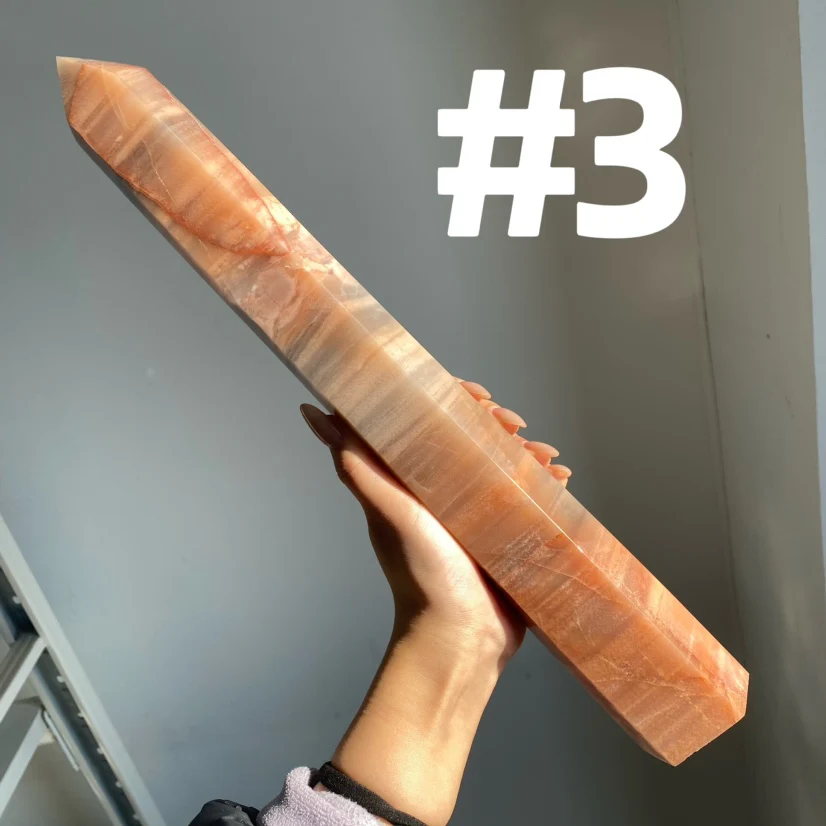 Pink Banded Agate Big Tower - Image 2