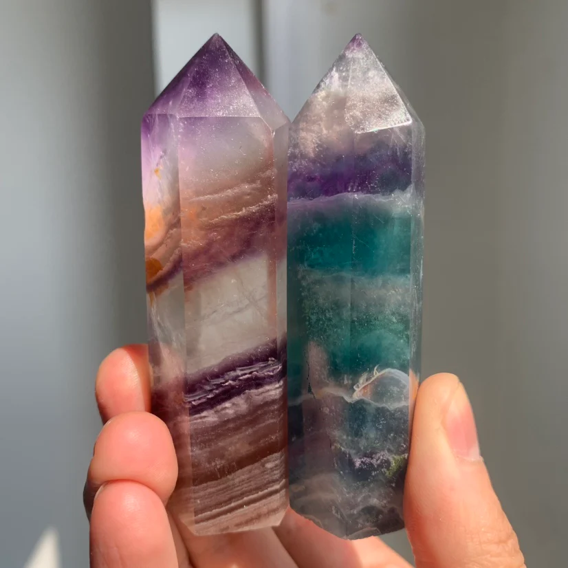 Rainbow Fluorite Small Towers - Image 2