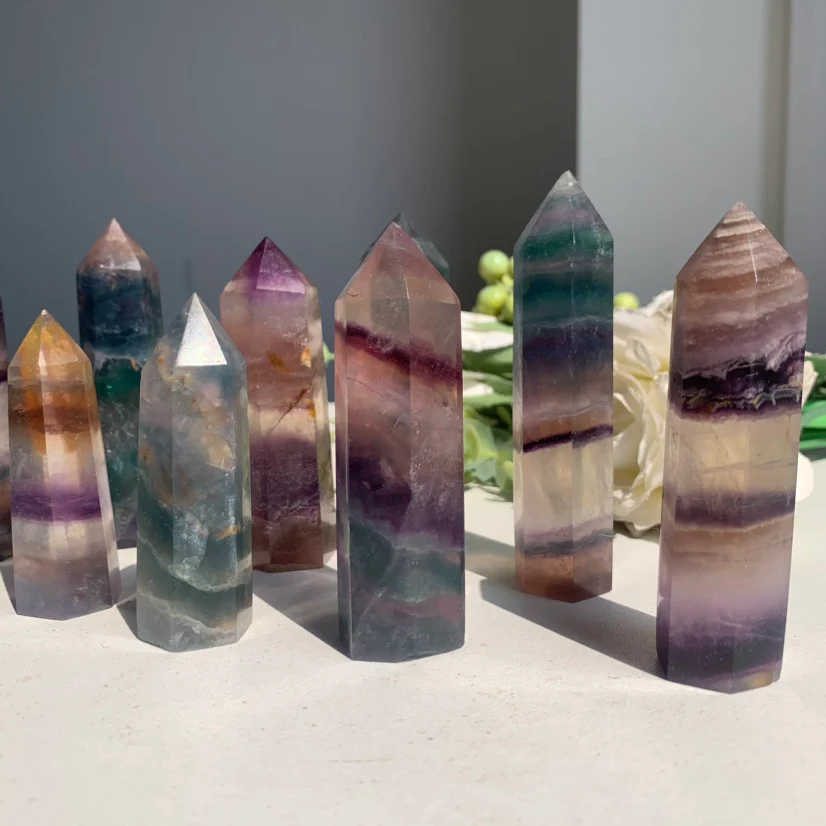Rainbow Fluorite Small Towers - Image 3
