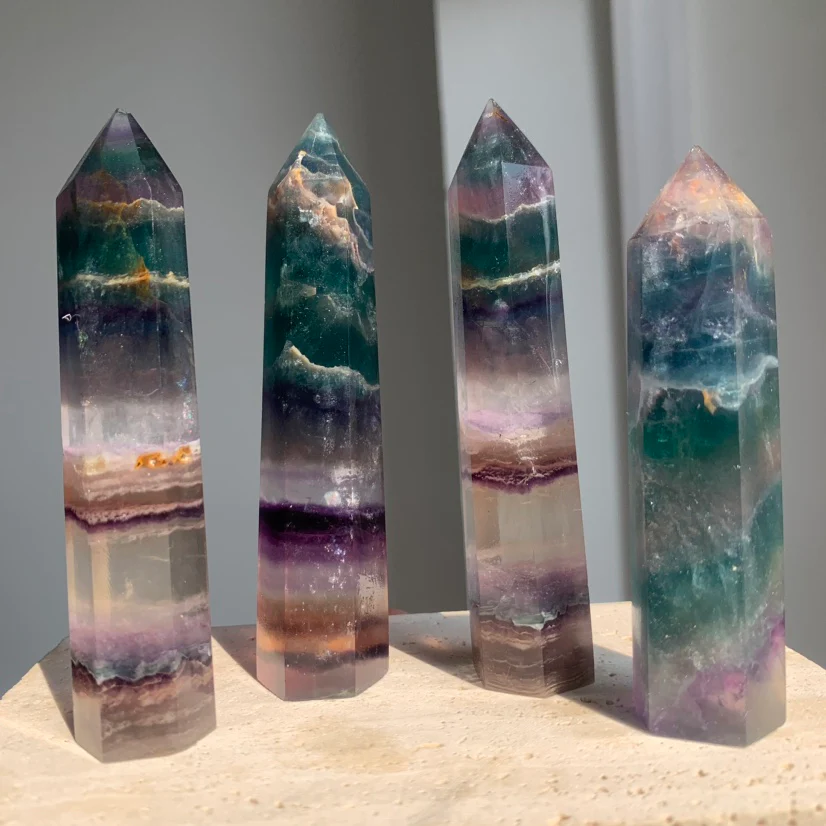 Rainbow Fluorite Small Towers - Image 4