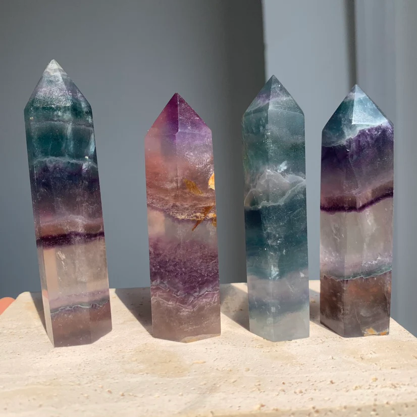 Rainbow Fluorite Small Towers - Image 5