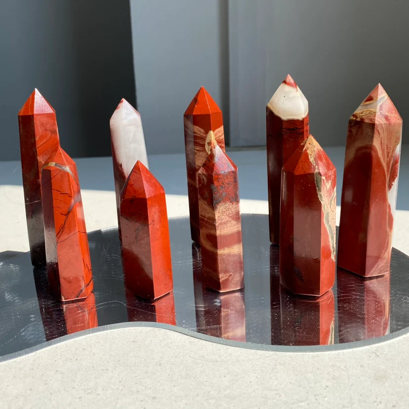 Red Jasper Small Towers - Image 2