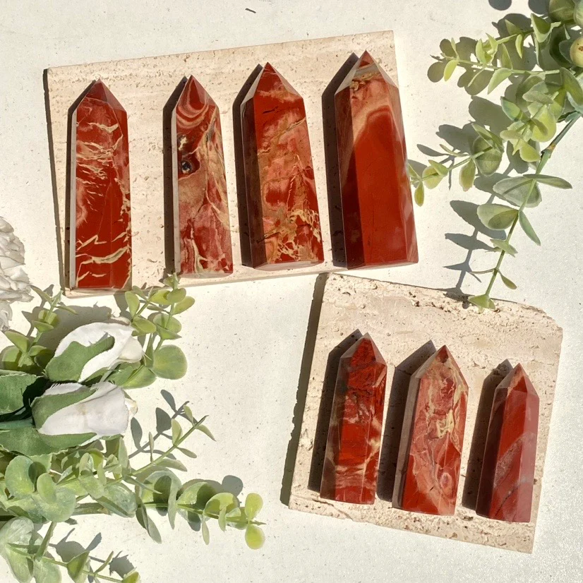 Red Jasper Small Towers - Image 4