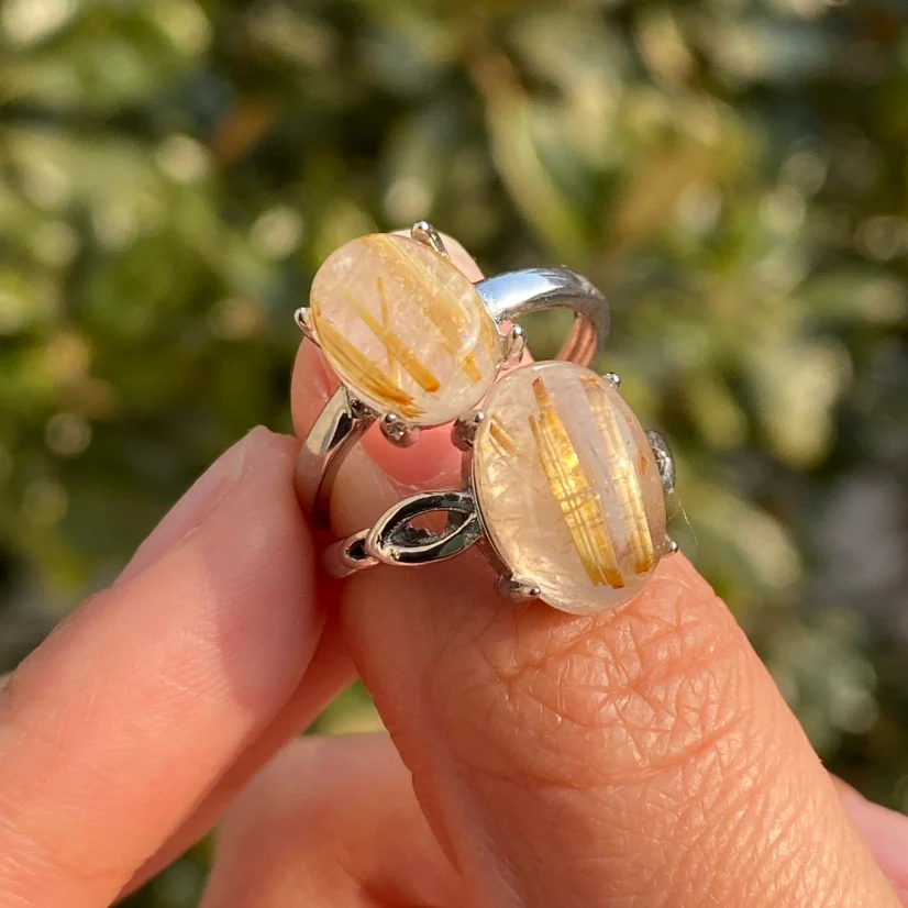 Rutile Quartz Ring - Image 2