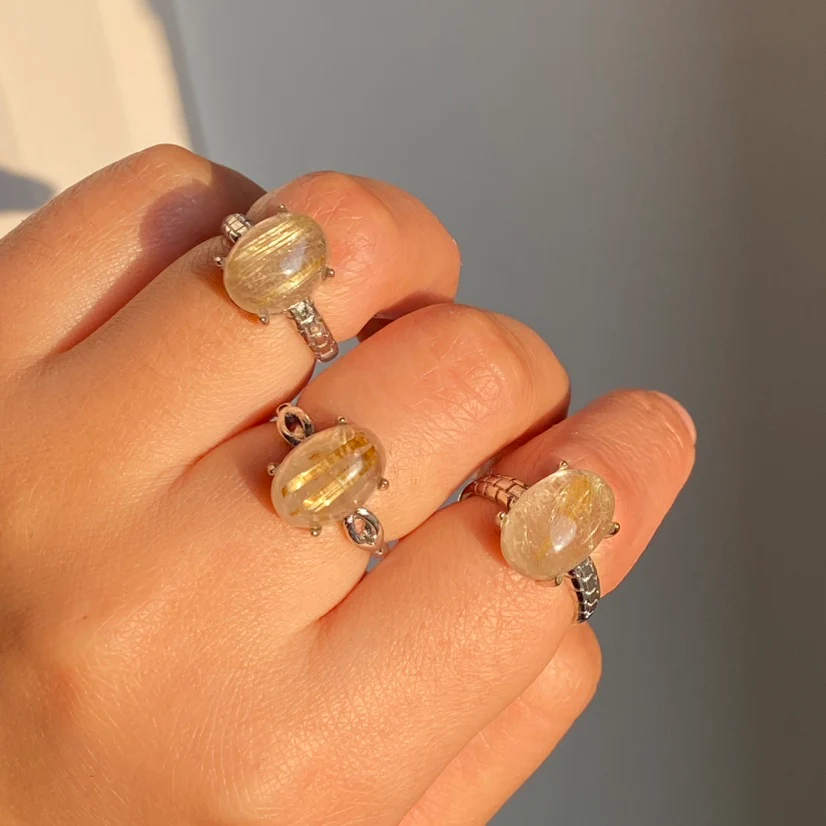Rutile Quartz Ring - Image 3