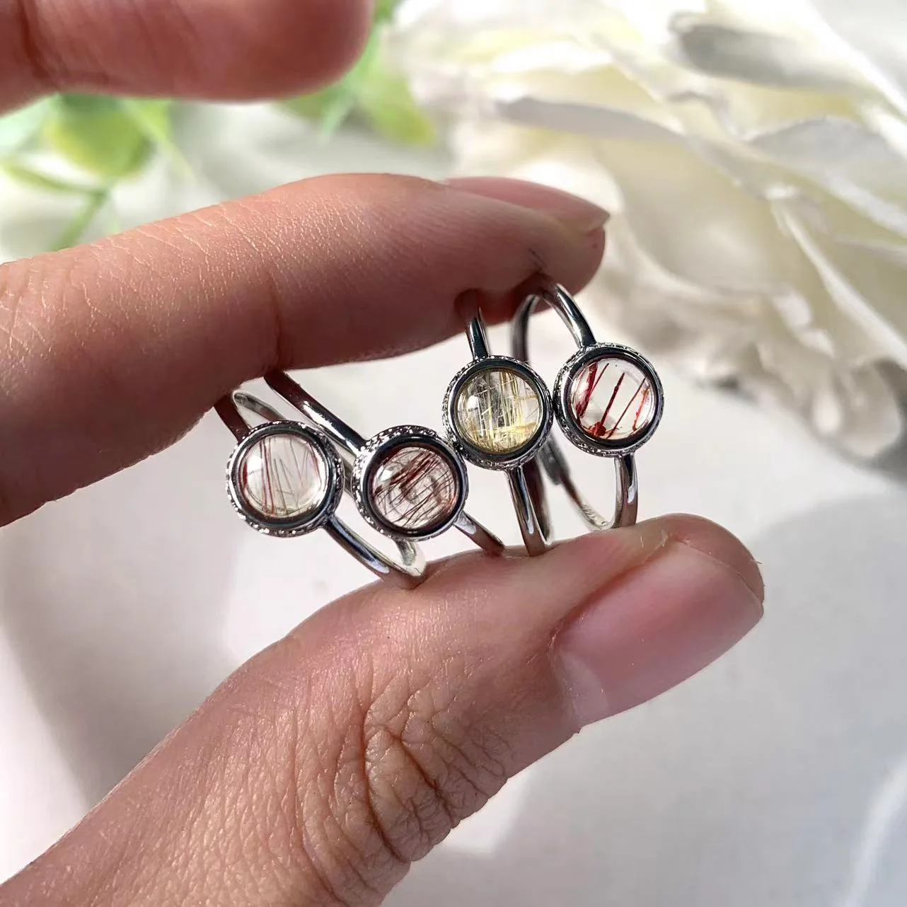 Rutile Quartz Ring - Image 4