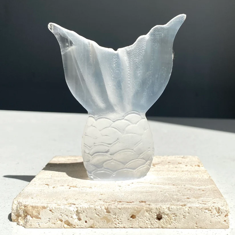 Selenite Mermaid Tail - Image 2
