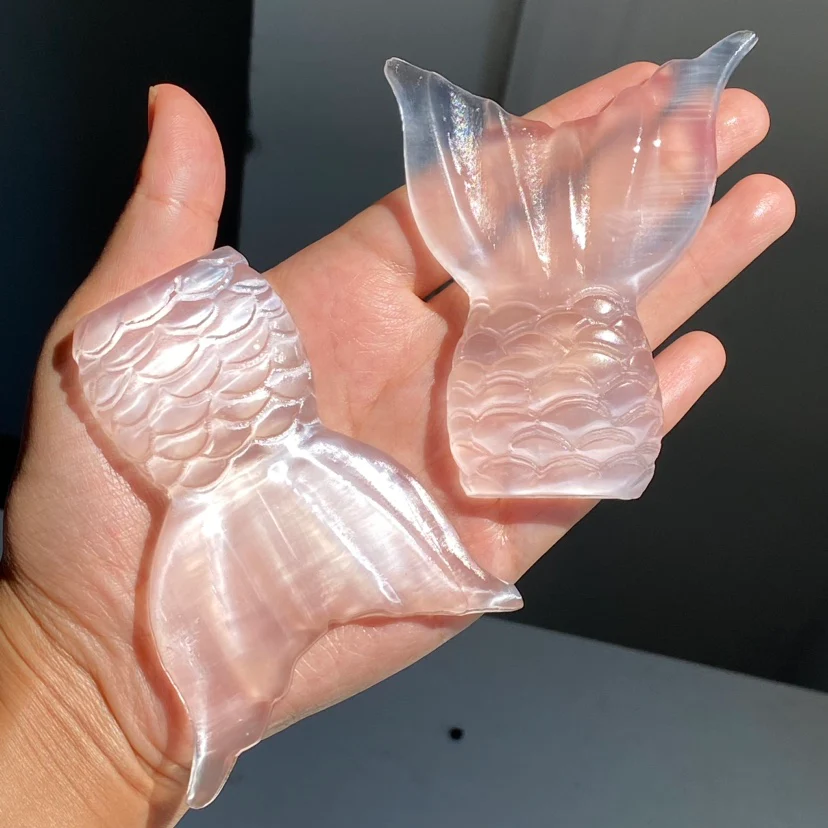 Selenite Mermaid Tail - Image 3