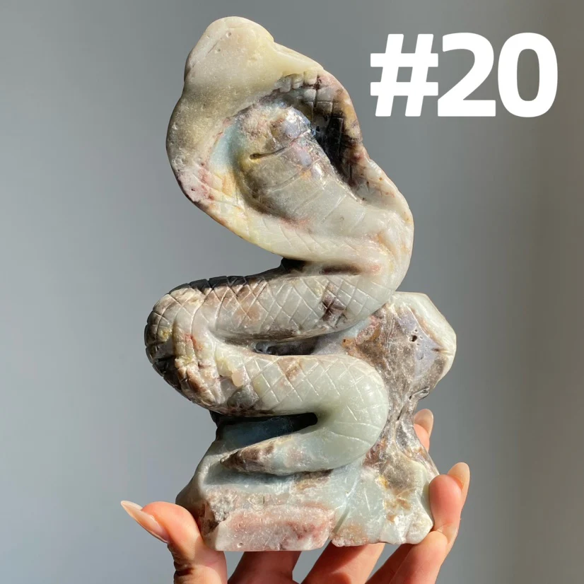 Sky Blue Quartz Snake - Image 10