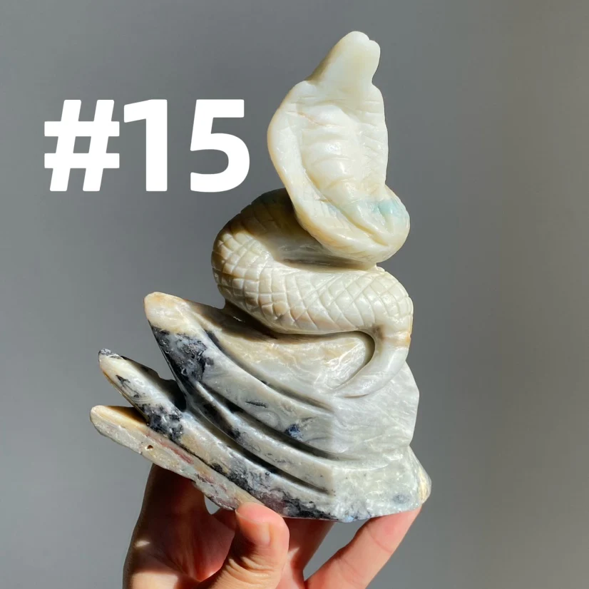 Sky Blue Quartz Snake - Image 5