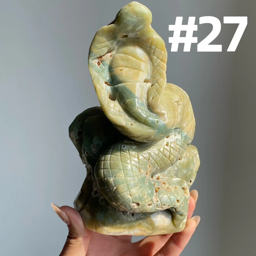 Sky Blue Quartz Snake - Image 8