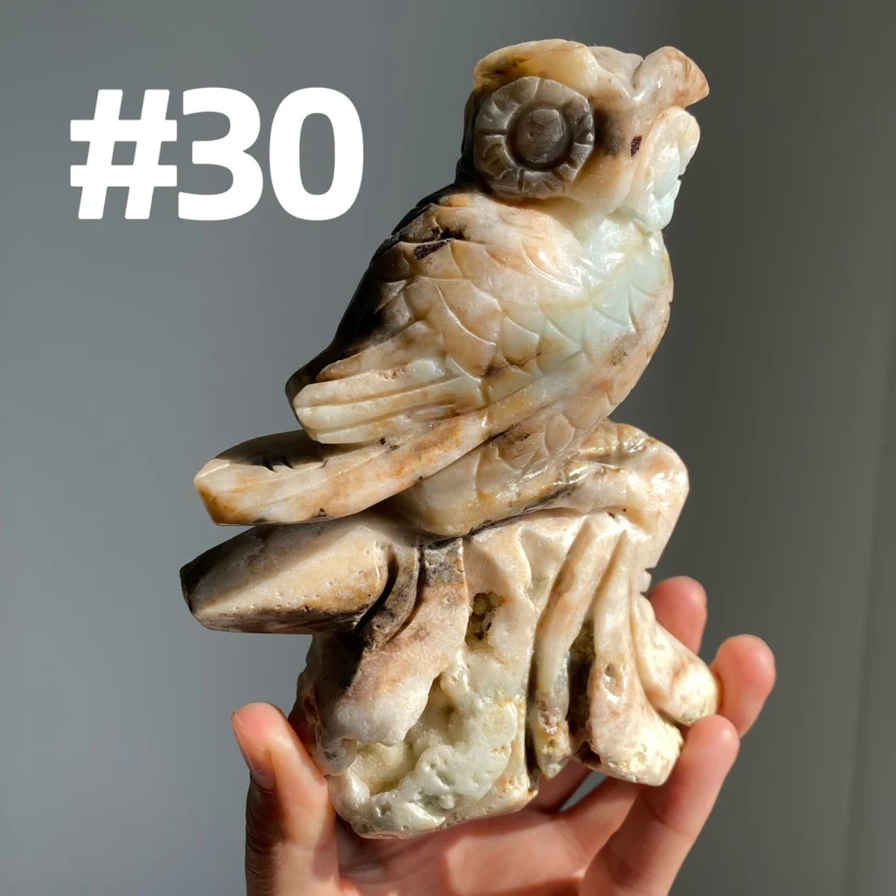 Sky Blue Quartz Owl - Image 4