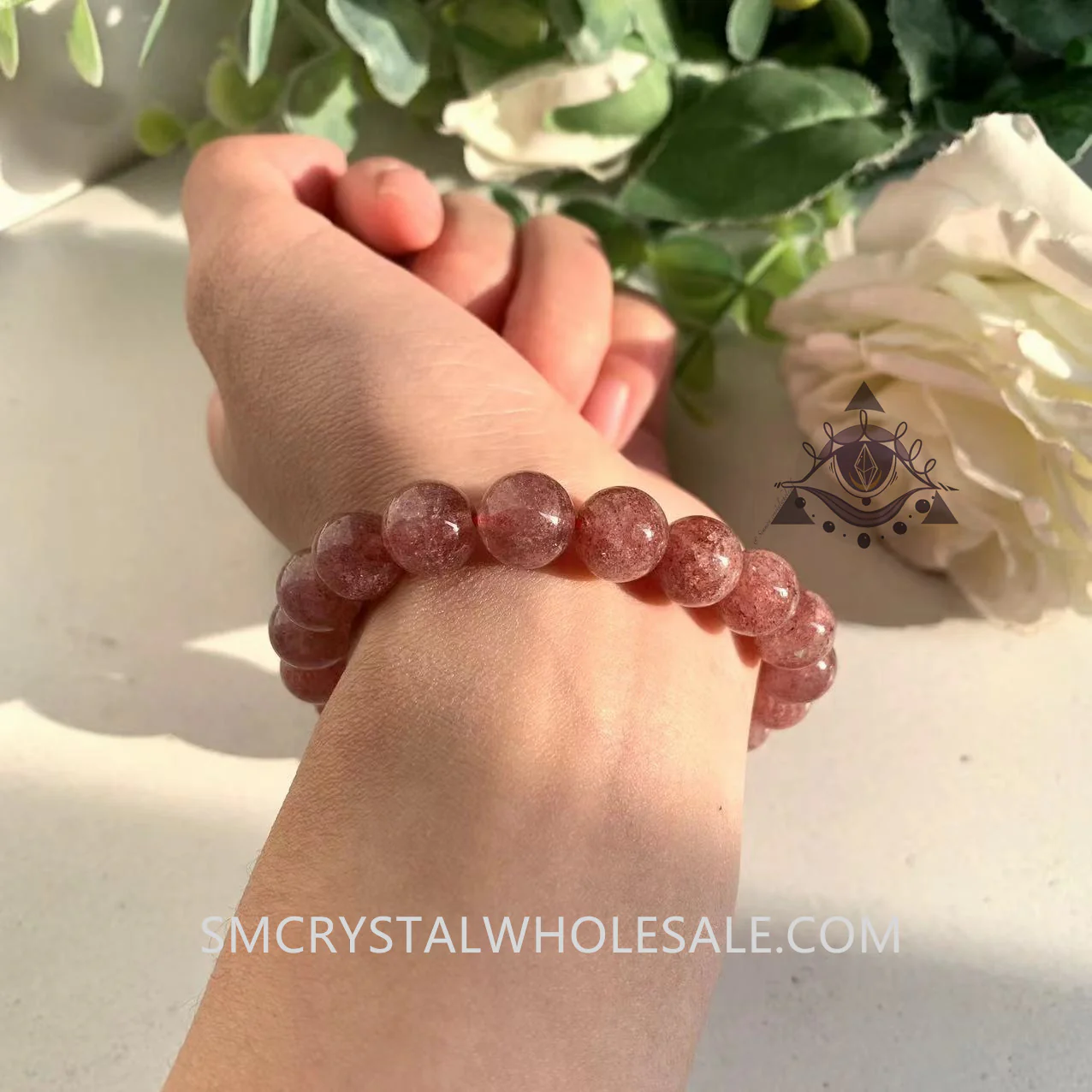 Strawberry Quartz Bracelet - Image 2